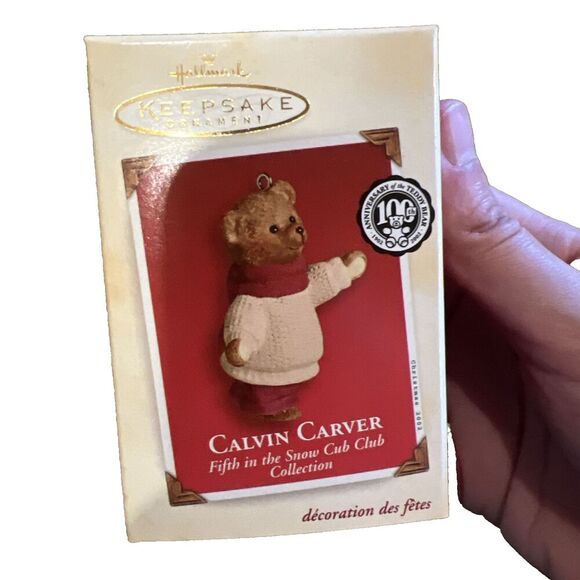 Set of 5 Snow Cub Club Hallmark Ornaments | 2002 | Full Set NEW IN BOXES Holiday - Picture 4 of 6